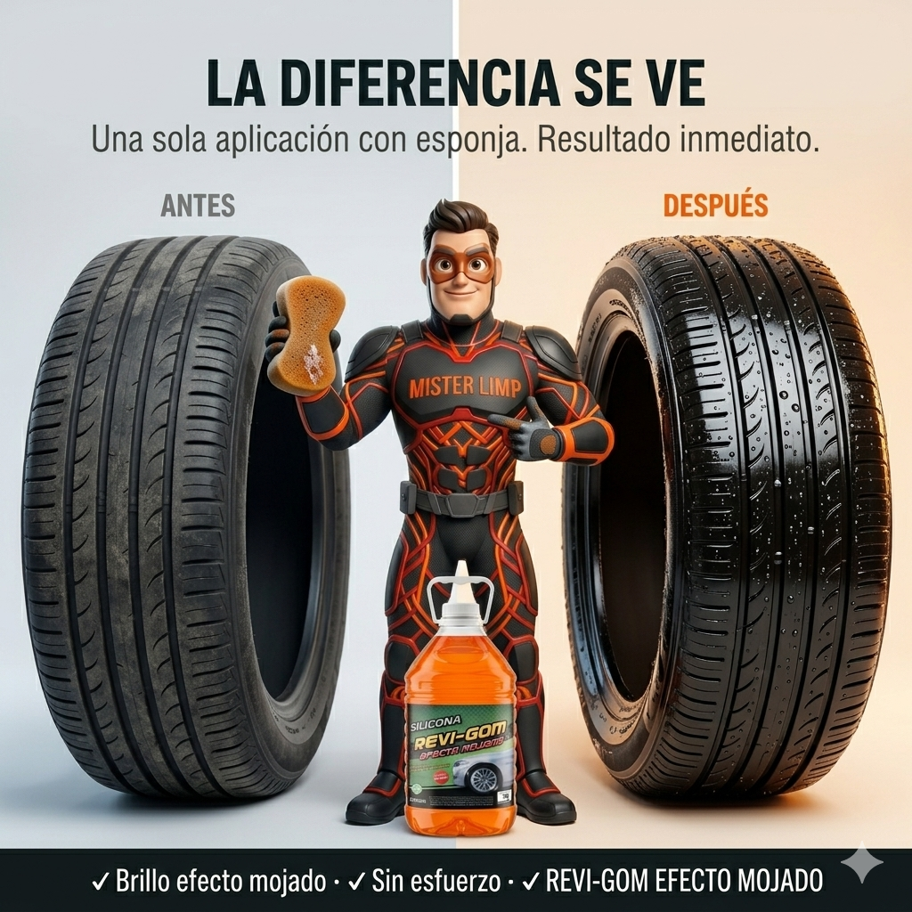 Revi Gom Efecto Mojado