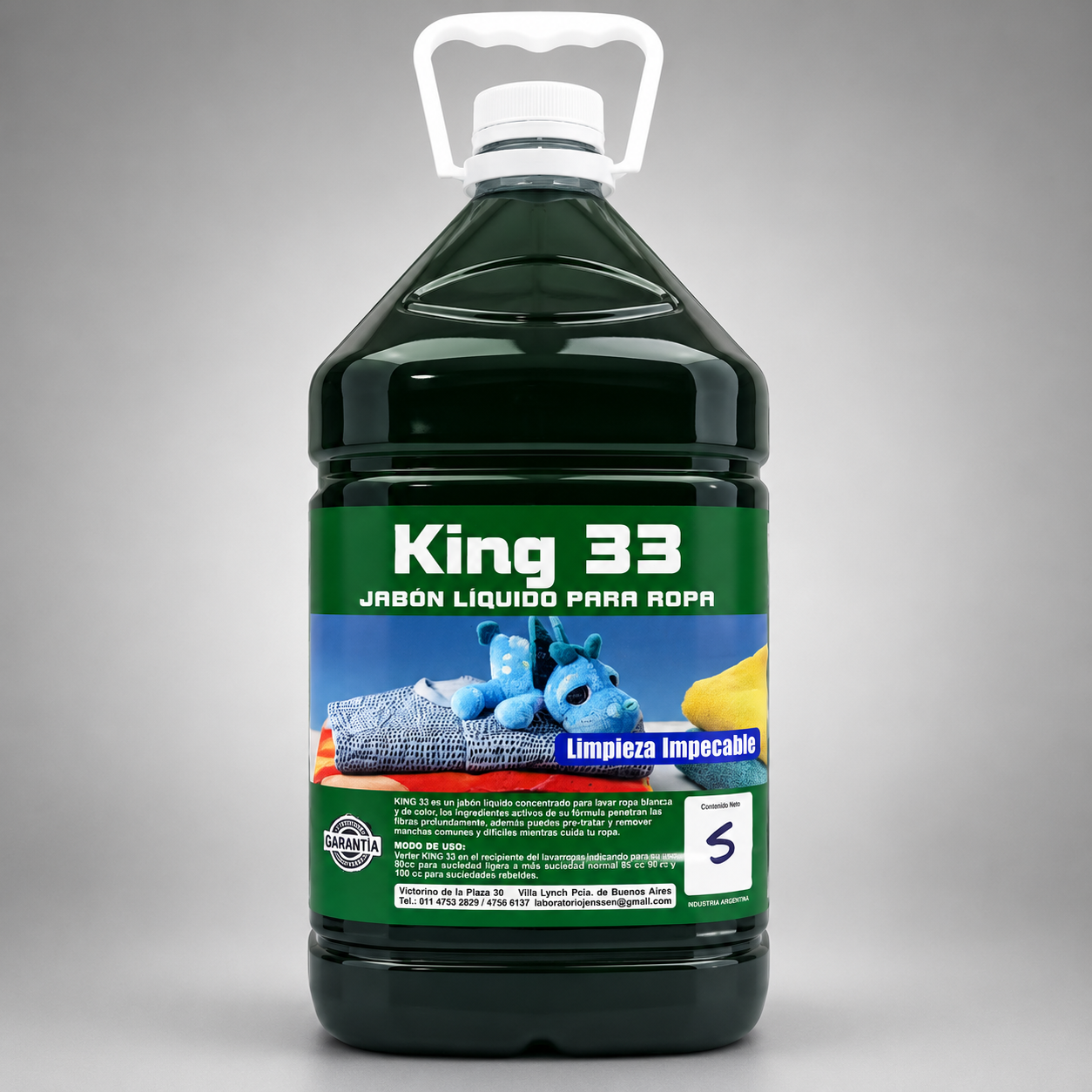 King 33 Jabon Liquido