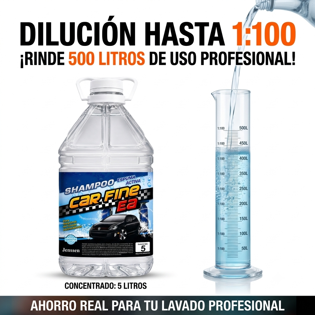 Espuma Activa - Shampoo para carrocerias
