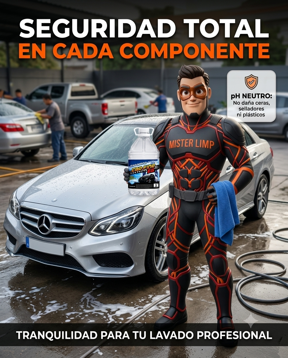 Espuma Activa - Shampoo para carrocerias